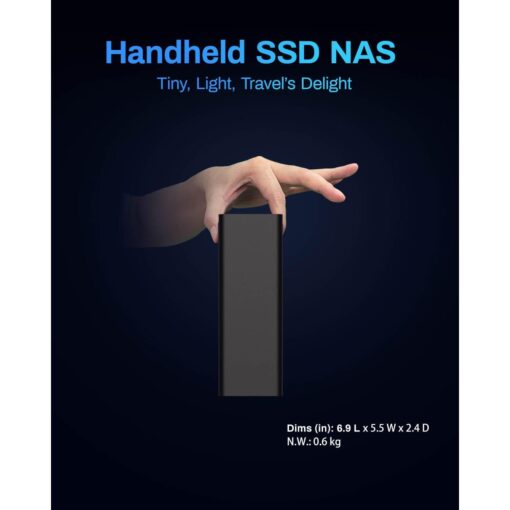 TerraMaster F8 SSD Plus 8-Bay Palm-Sized Full SSD NAS - Afbeelding 3