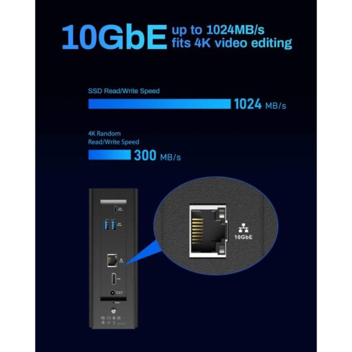 TerraMaster F8 SSD Plus 8-Bay Palm-Sized Full SSD NAS - Afbeelding 4