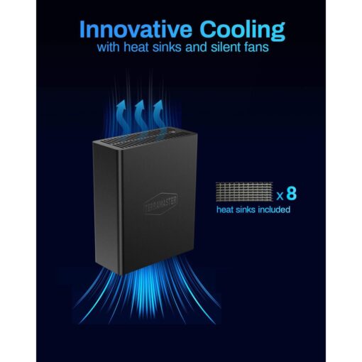 TerraMaster F8 SSD Plus 8-Bay Palm-Sized Full SSD NAS - Afbeelding 6