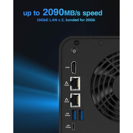 TerraMaster F4-424 Max 4-Bay High Performance Hybrid NAS - Afbeelding 4