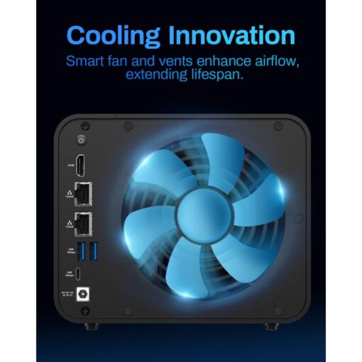 TerraMaster F4-424 Max 4-Bay High Performance Hybrid NAS - Afbeelding 9