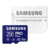 Samsung PRO Plus MB-MD256SA - 256 GB - microSDXC-naar-SD-adapter inbegrepen