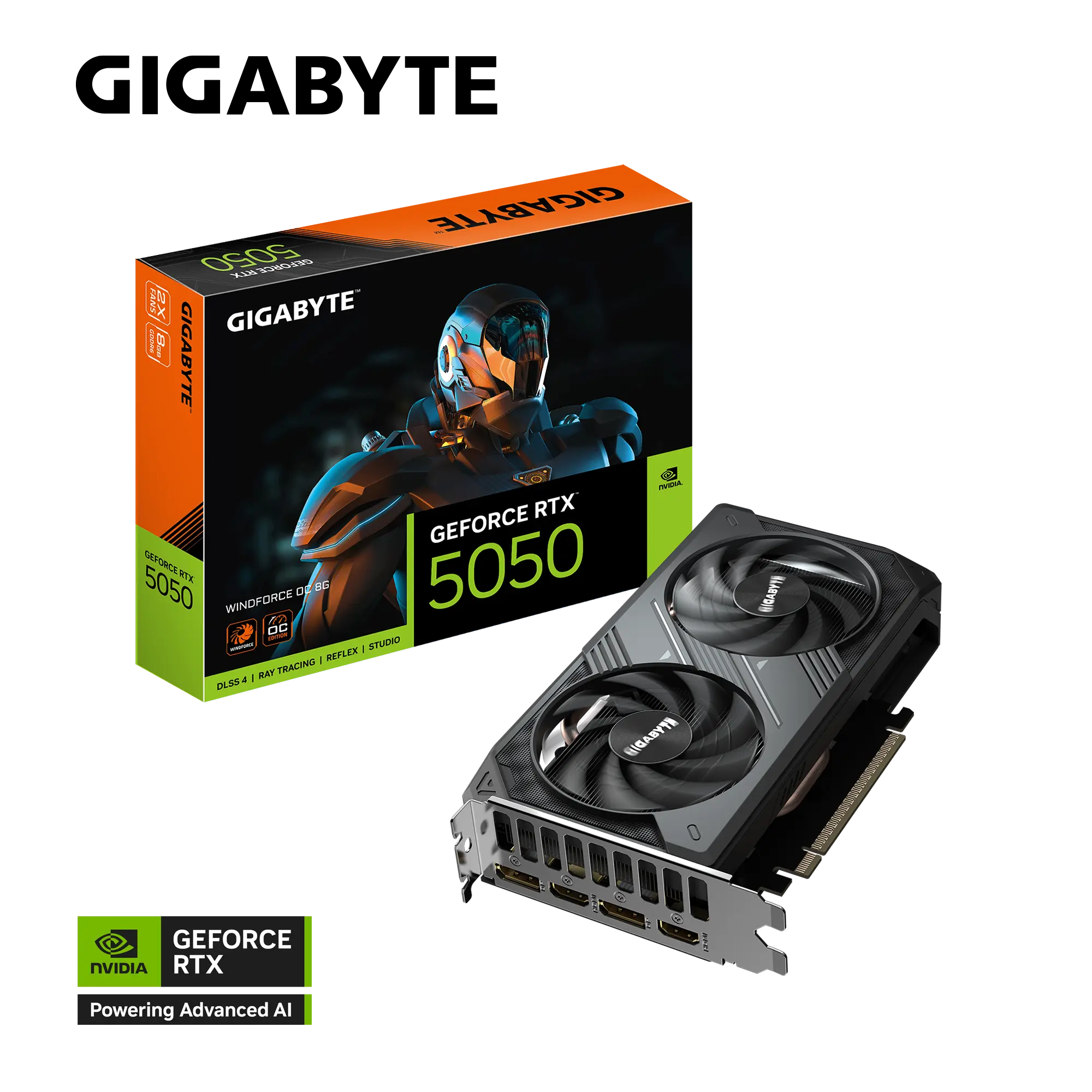 Gigabyte GeForce RTX 5050 WINDFORCE OC 8G
