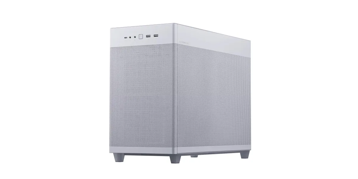 ASUS Prime AP201 MicroATX Mini Tower - Wit - Afbeelding 2