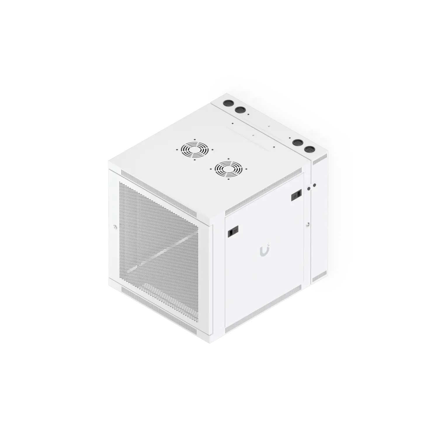 Ubiquiti UACC-Rack-12U-Wall-SW-P | 12U Rack Cabinet Swing met geperforeerde deur - Afbeelding 2