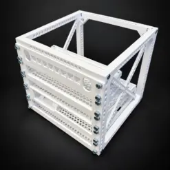 10 inch rack 5U wit 250 mm voor UniFi UCG-Fiber en USW-Flex-2.5G-8-PoE - Afbeelding 3