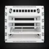 10 inch rack 5U wit 250 mm voor UniFi UCG-Fiber en USW-Flex-2.5G-8-PoE