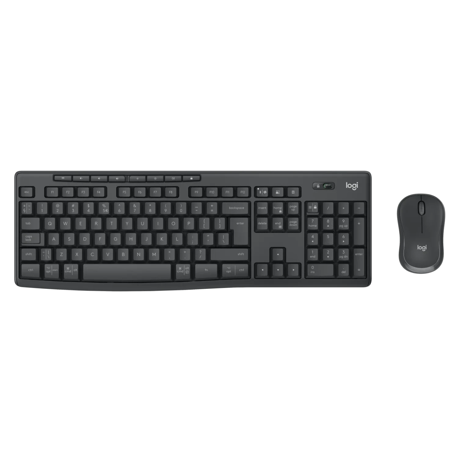 Logitech MK370 toetsenbord en muis met US International QWERTY-indeling