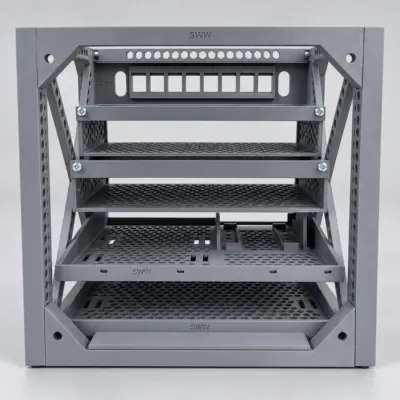 10 inch rack 5U voor UniFi UCG-Fiber en USW-Flex-2.5G-8-PoE - Afbeelding 2