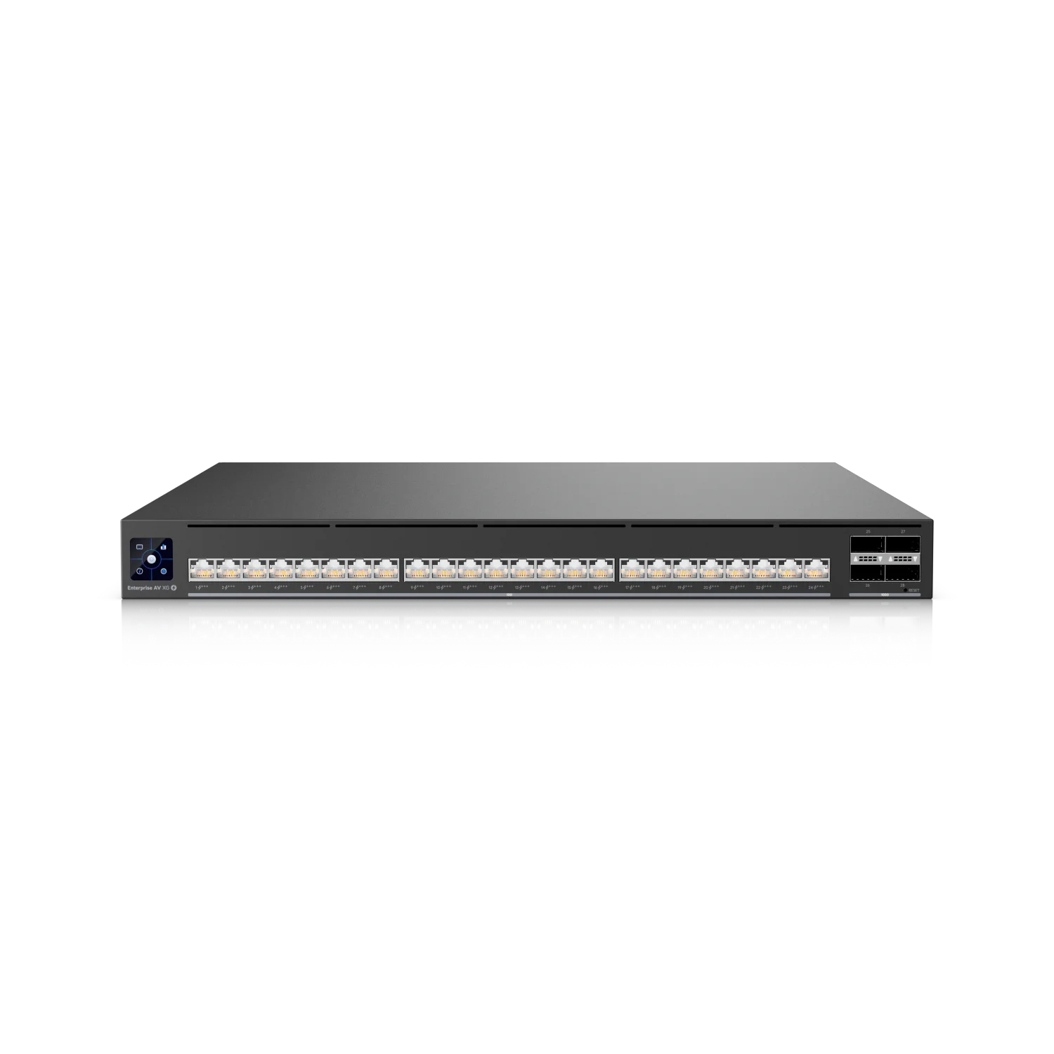 Ubiquiti EAV-XG-24-PoE | UniFi Switch Enterprise Audio/Video XG 24 PoE – 10GbE PoE+++ en 100G