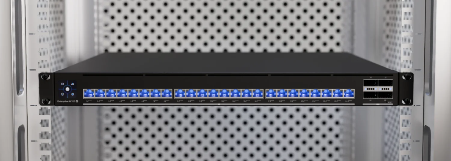 EAV-XG-24-PoE – montagevoorbeeld 1
