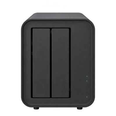 TerraMaster D5 Hybrid USB-DAS, vooraanzicht met twee SATA-lades
