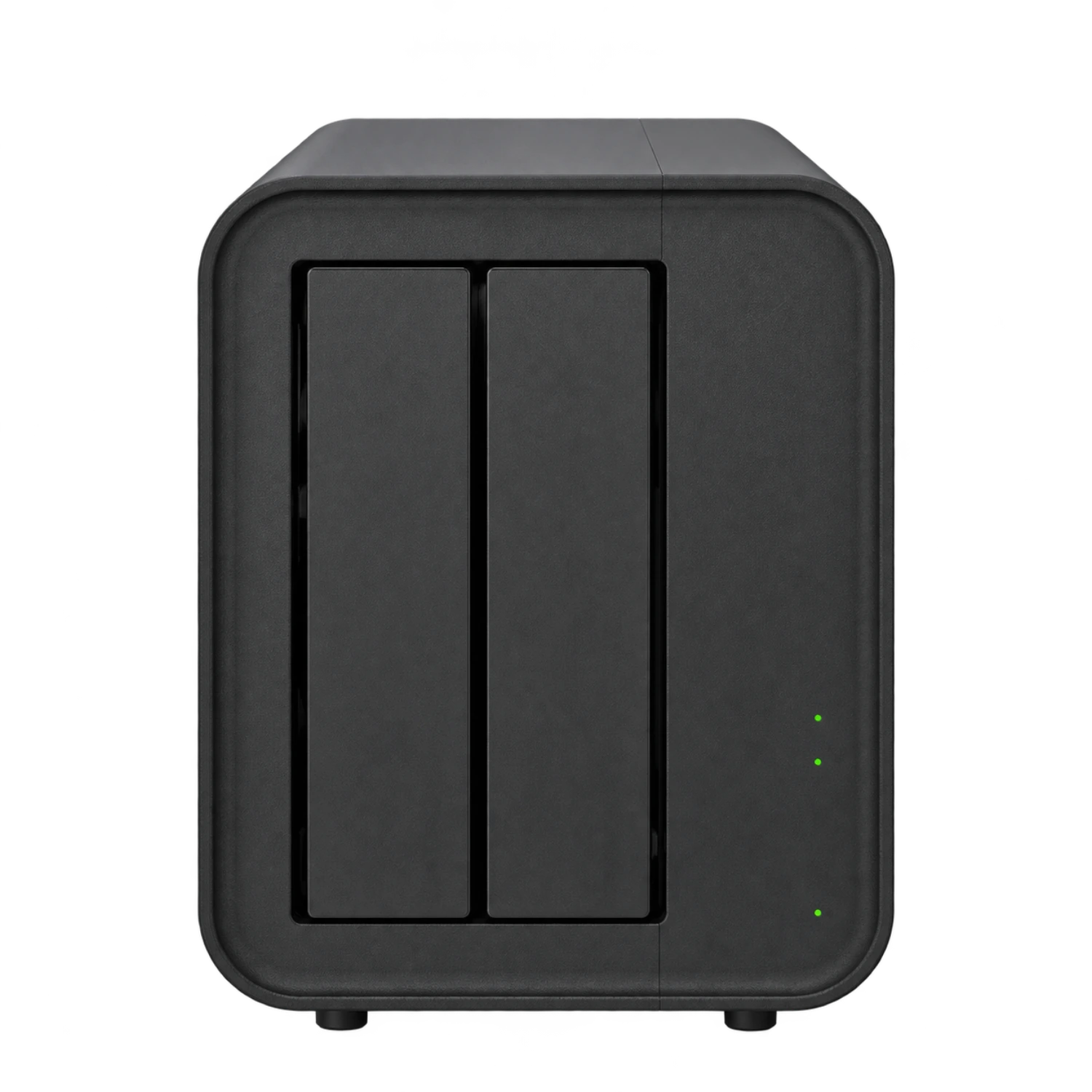 TerraMaster D5 Hybrid USB-DAS, vooraanzicht met twee SATA-lades