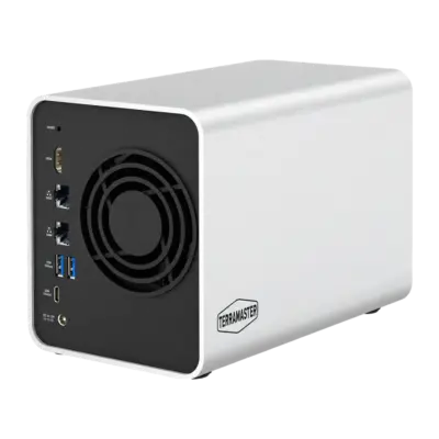 TerraMaster F2-425 Plus N95 | 2-bay NAS met 2 × 5GbE - productfoto 3