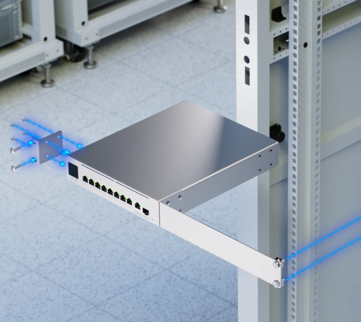 Long-Range Switch 8 PoE – in gebruik