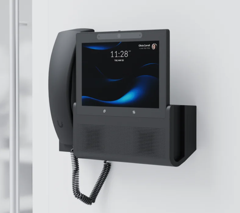 UniFi Phone G3 Touch Wall zwart – montage- en aansluitvoorbeeld (montage-1)