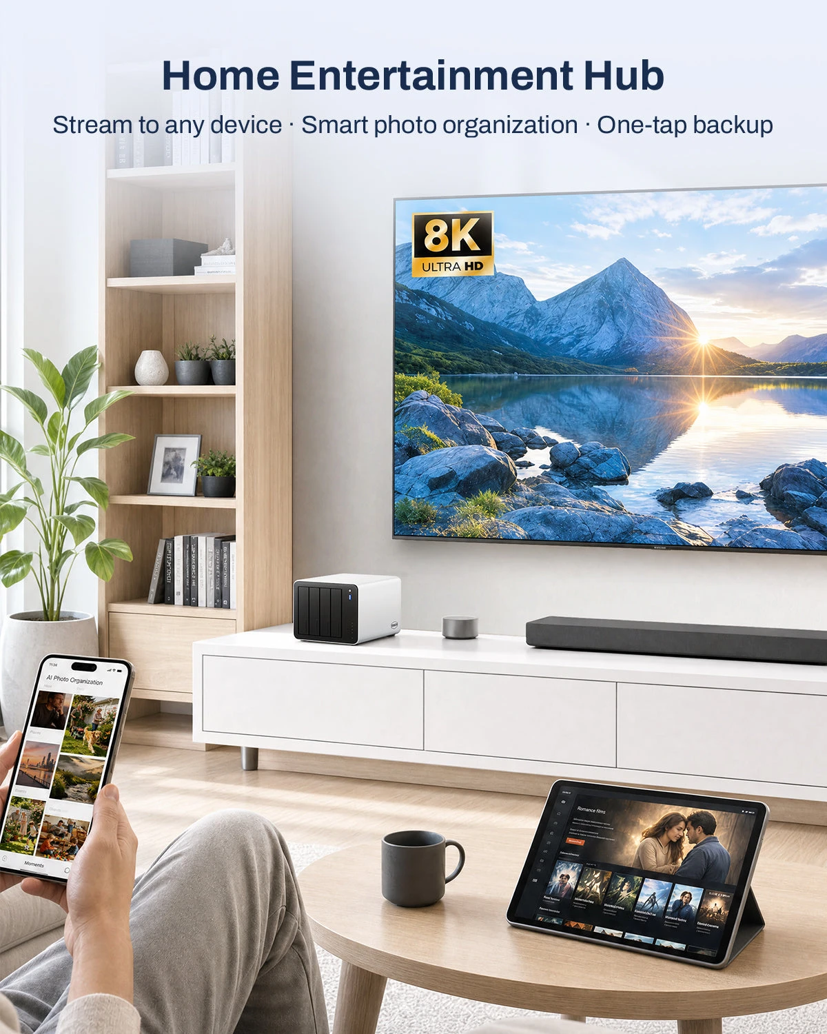 TerraMaster F4-425 Plus N95 – aansluiten en gebruik