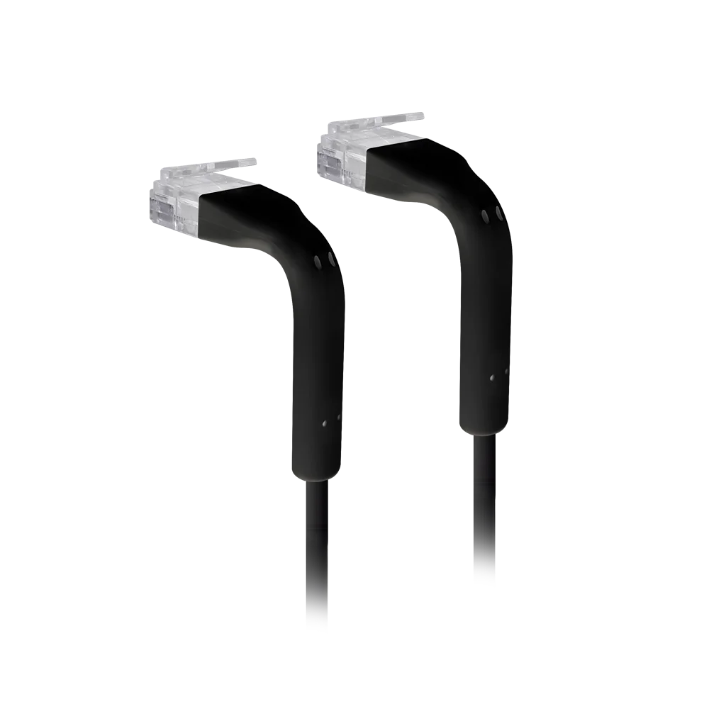 UniFi Patch Cable zwart met buigbare RJ45-uiteinden