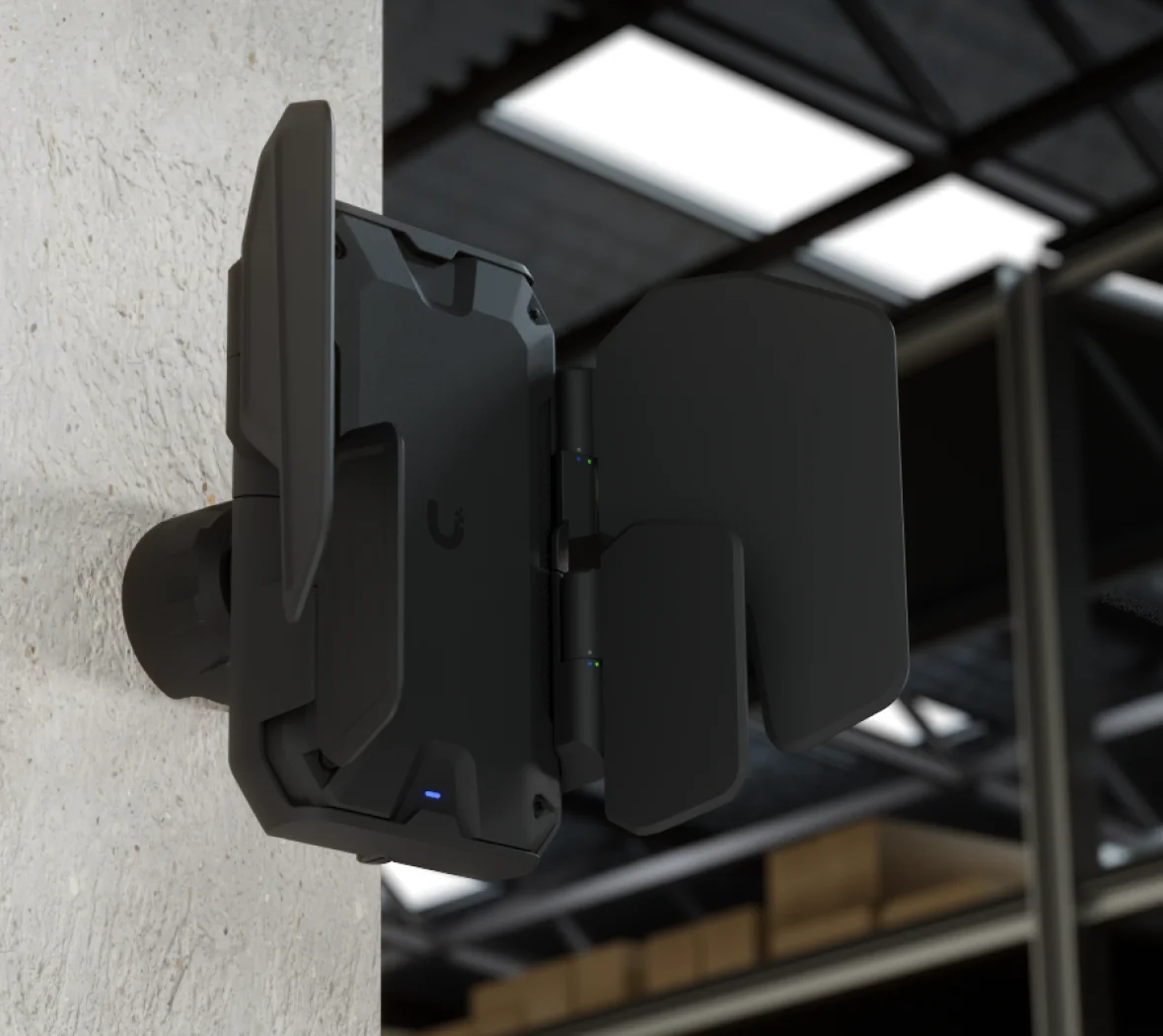 U7 Industrial aan een wand met verstelbare reflectoren