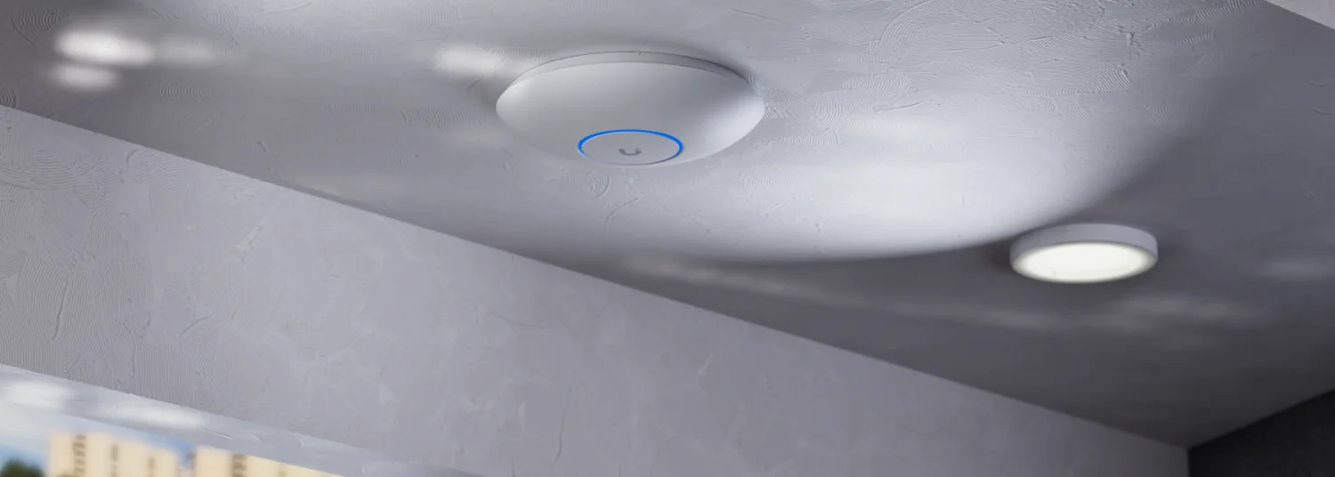 UniFi U7 Long-Range – montagevoorbeeld