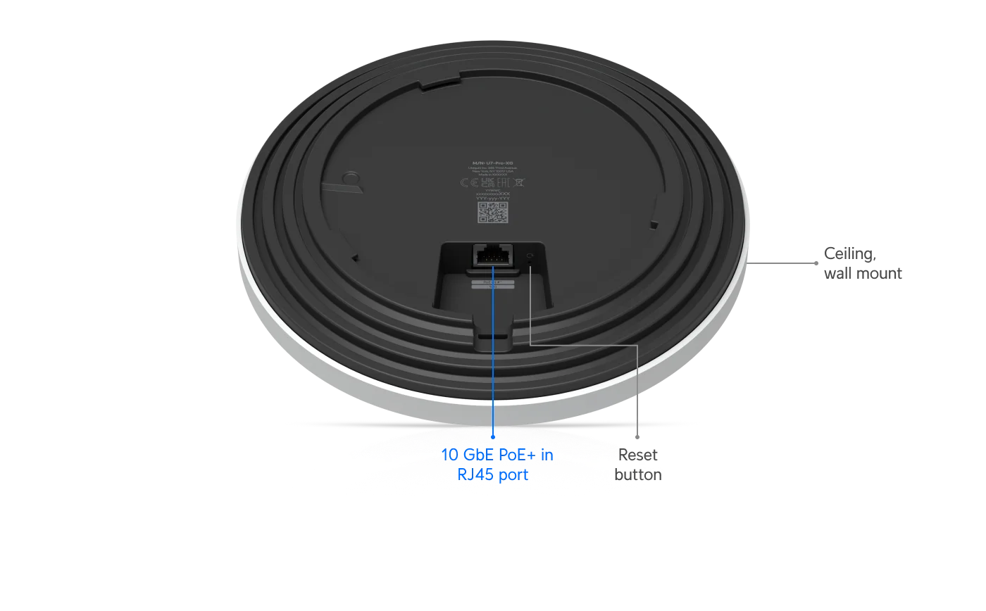U7 Pro XG wit – technische tekening