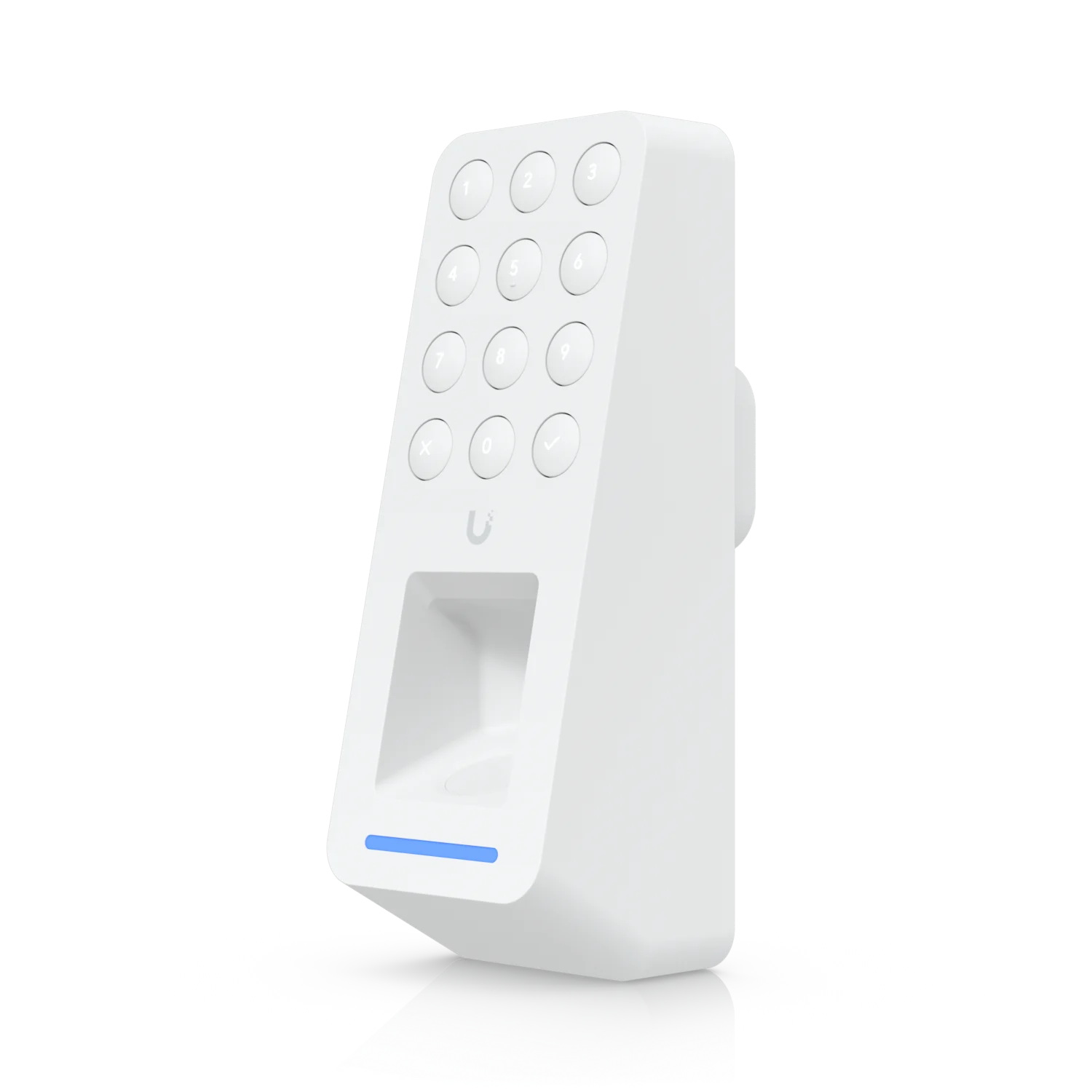 Witte G3 Reader Fingerprint schuin van voren met de capacitieve vingerafdruksensor