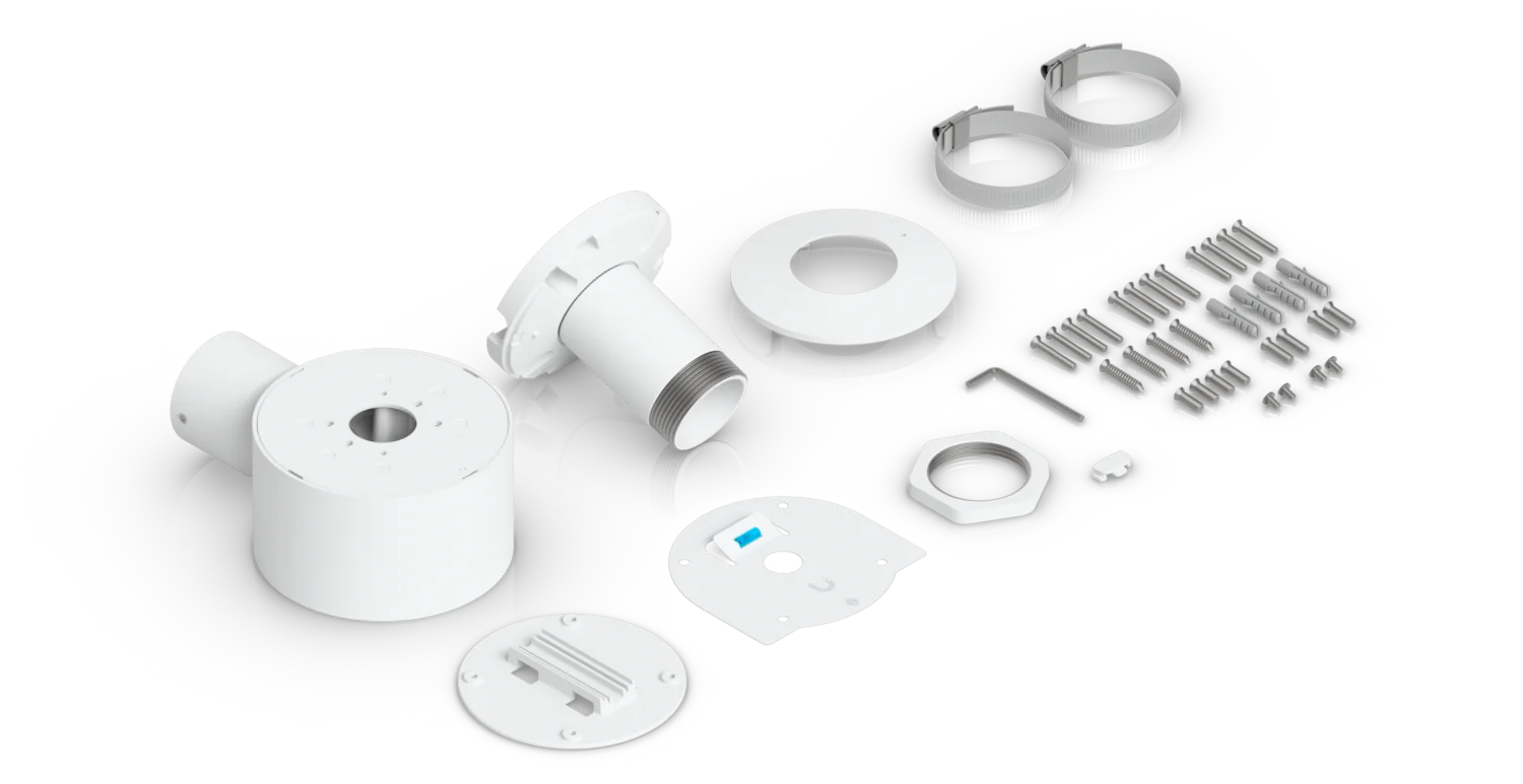 Camera Dual Mount wit – verpakkingsinhoud