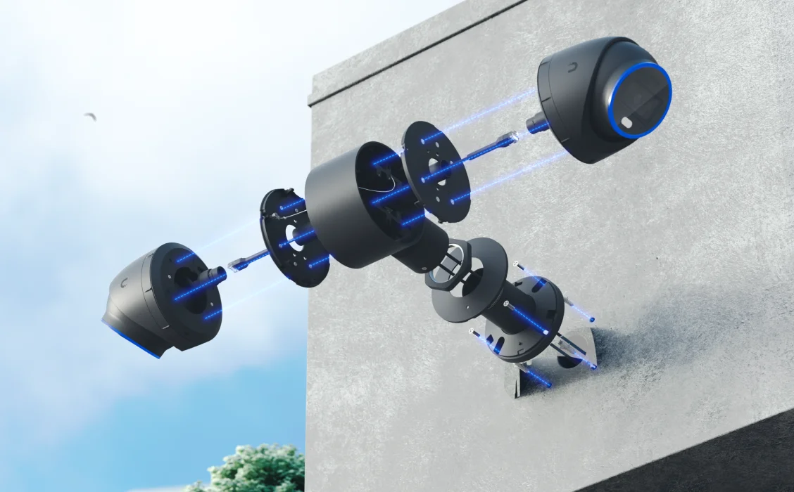 Camera Dual Mount zwart – in gebruik