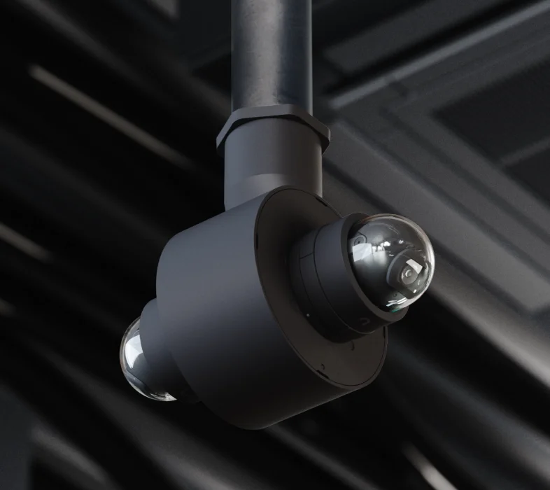 Camera Dual Mount zwart – in gebruik