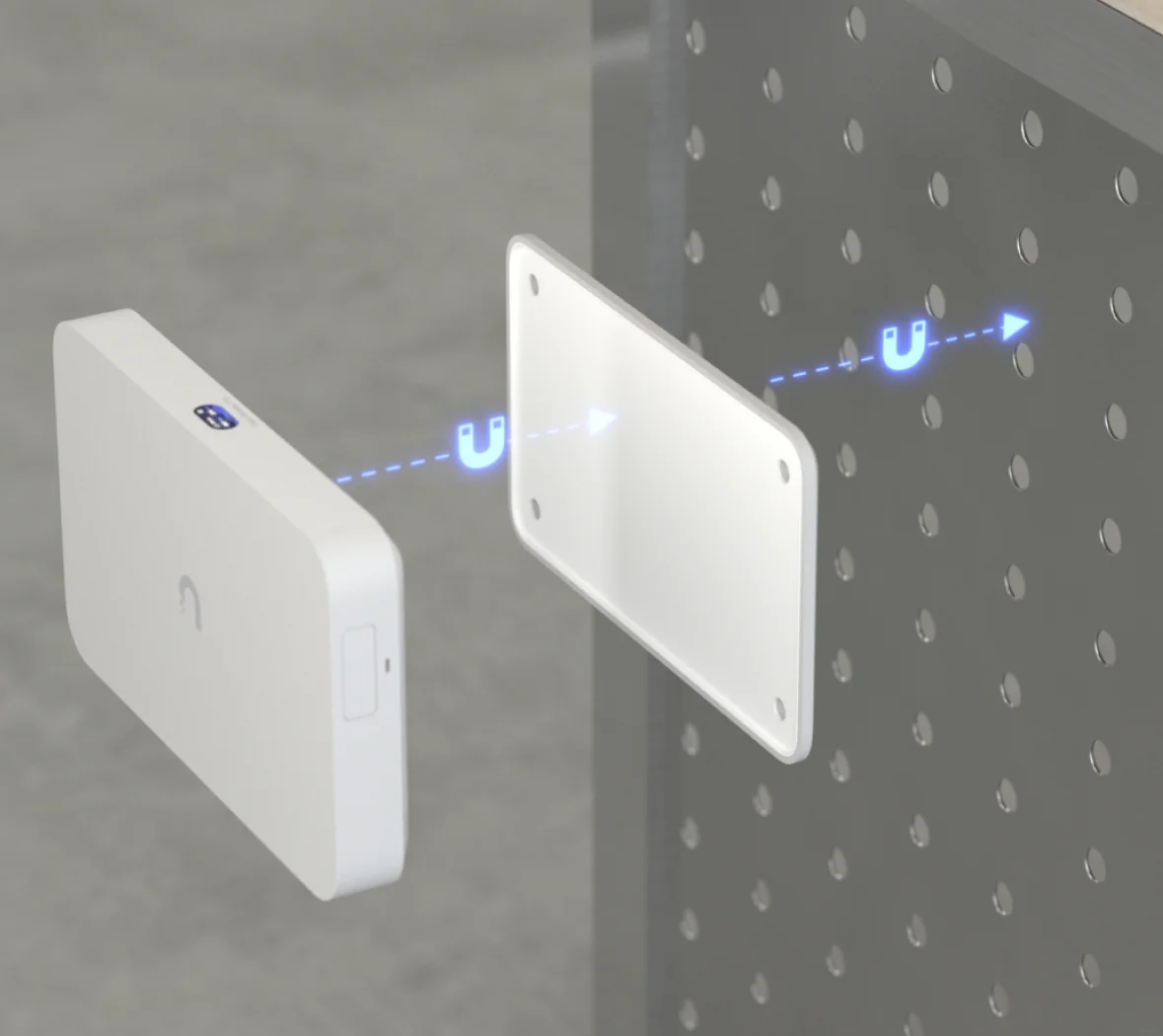 Ubiquiti Floating Mount – montagevoorbeeld
