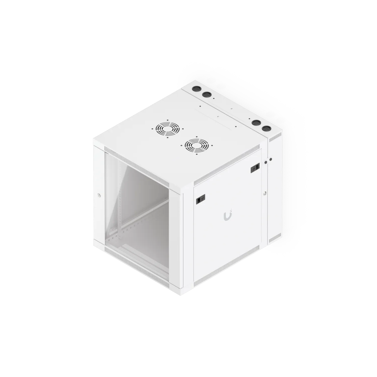 Ubiquiti UACC-Rack-12U-Wall-SW-G | UniFi 12U Swing wandkast met glazen deur - Afbeelding 14