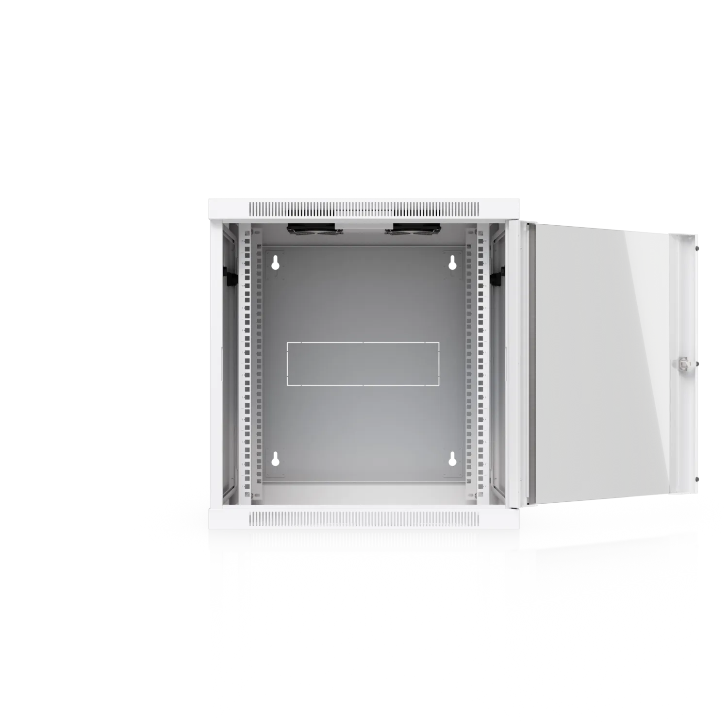 Ubiquiti UACC-Rack-12U-Wall-SW-G | UniFi 12U Swing wandkast met glazen deur - Afbeelding 2