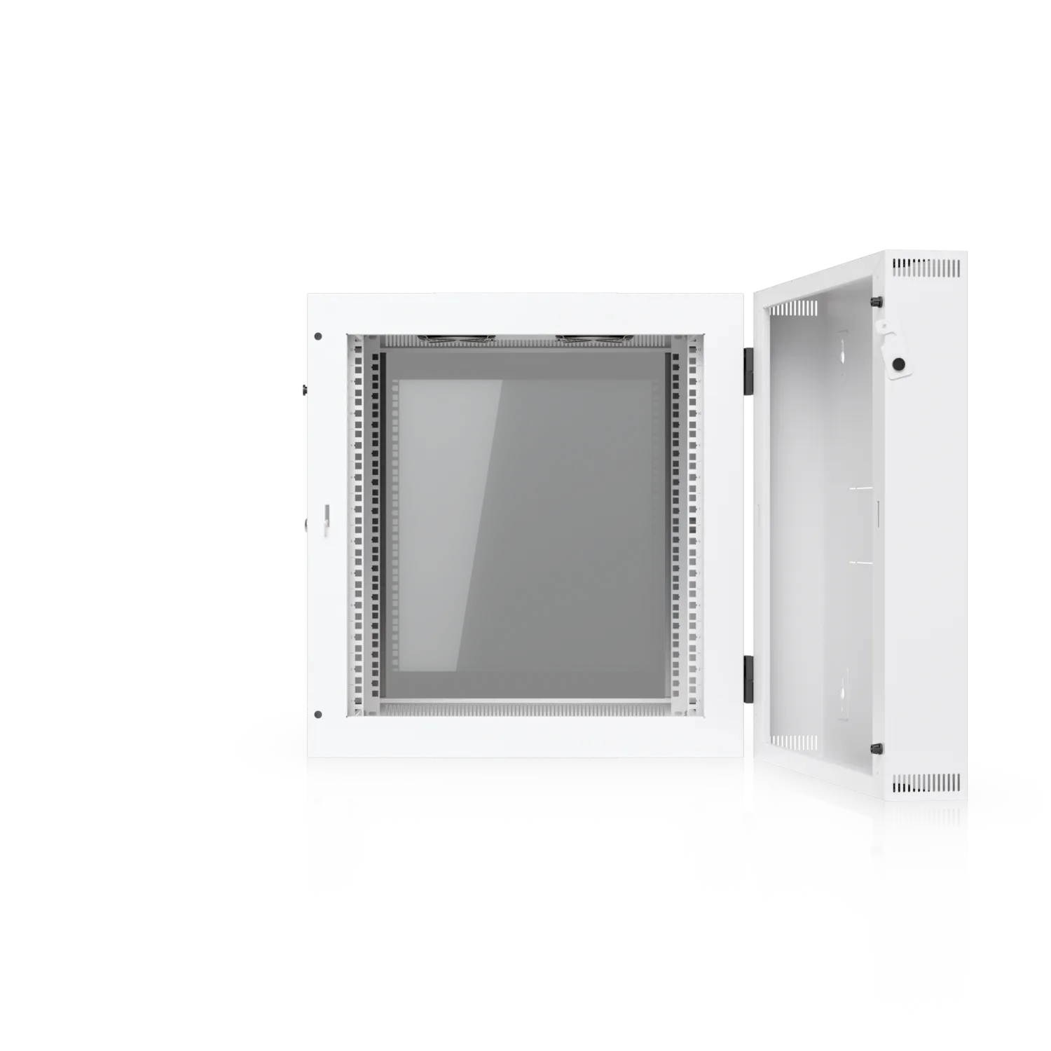 Ubiquiti UACC-Rack-12U-Wall-SW-G | UniFi 12U Swing wandkast met glazen deur - Afbeelding 7