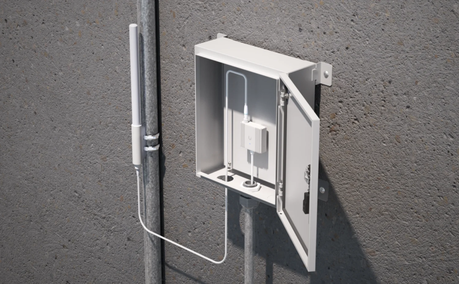 SuperLink High-Gain Antenna – montagevoorbeeld