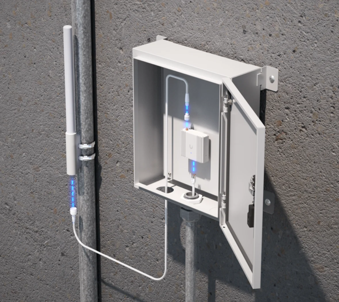 SuperLink High-Gain Antenna – montagevoorbeeld