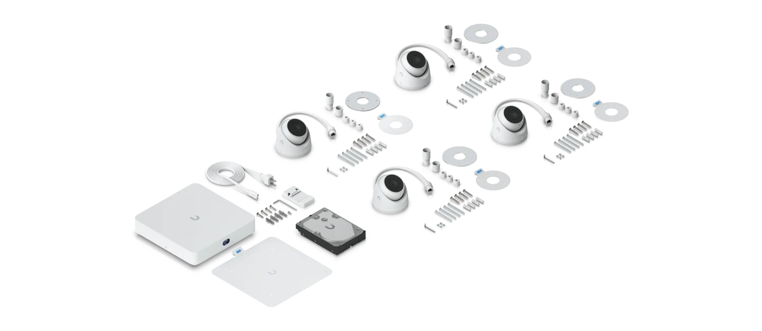 Network Video Recorder Instant Kit – verpakkingsinhoud