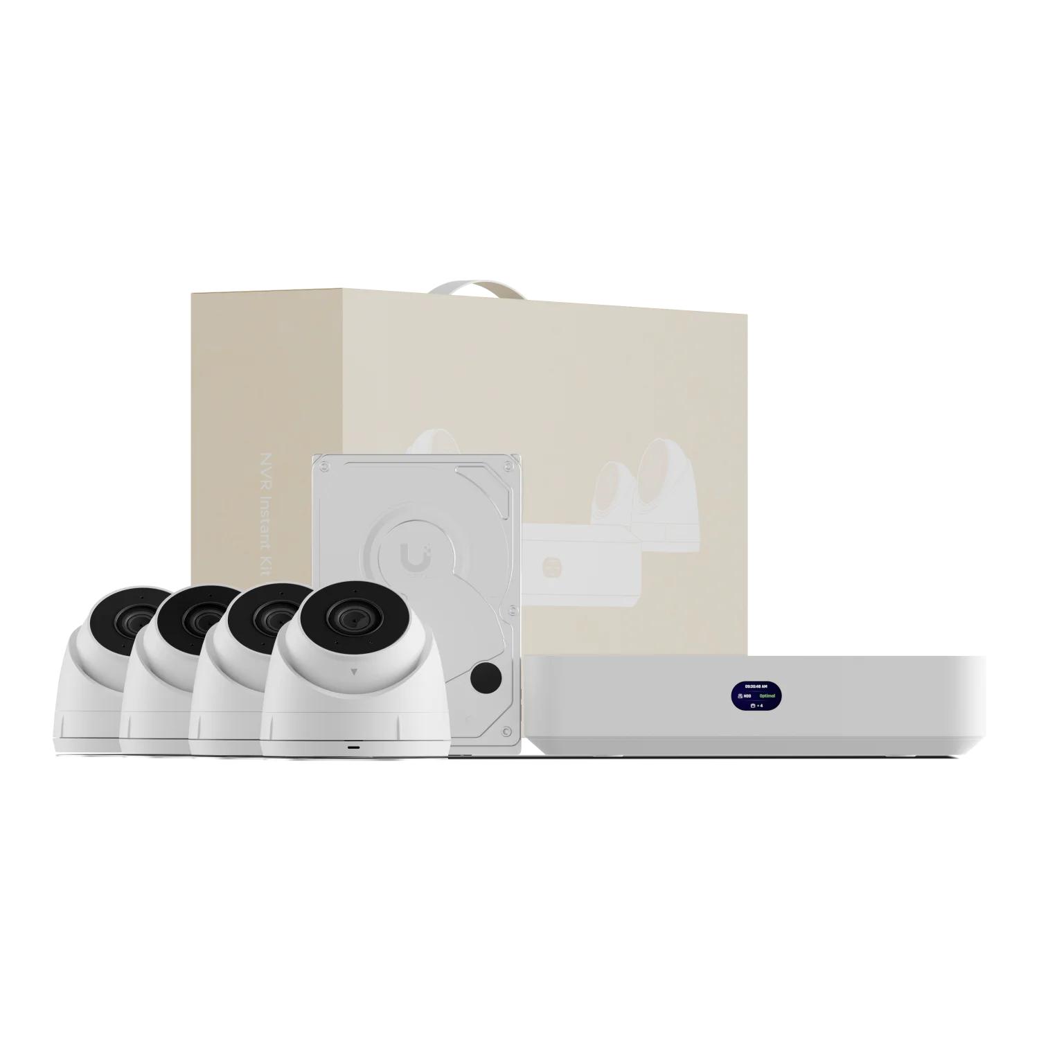 Ubiquiti UNVR-Instant-Kit | UniFi NVR Instant Kit – 4 camera’s en 1 TB