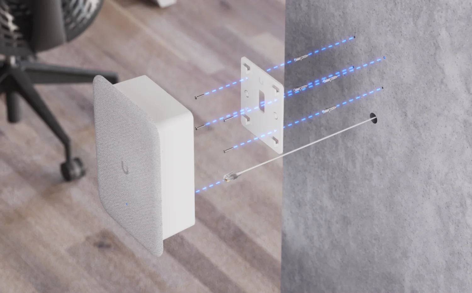 UP-AI-Speaker – montagevoorbeeld 2