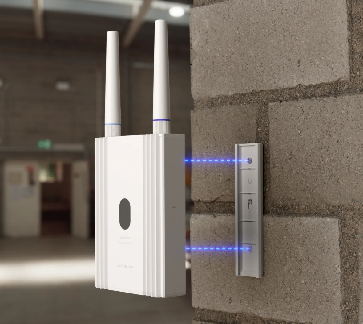 SuperLink Gateway HA met wandmontagebeugel