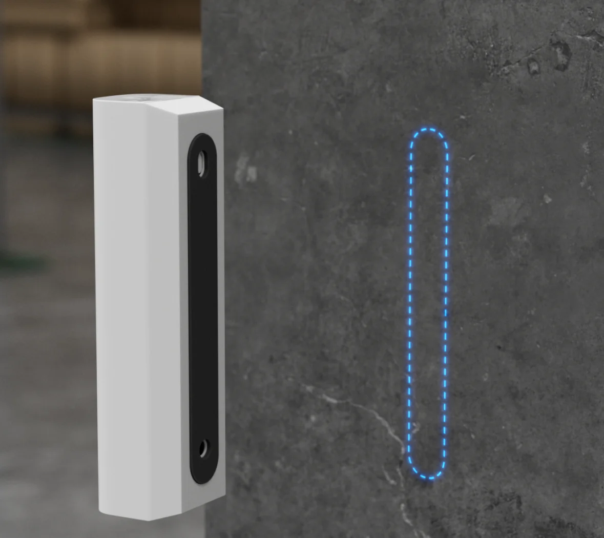 SuperLink Motion Sensor – montagevoorbeeld