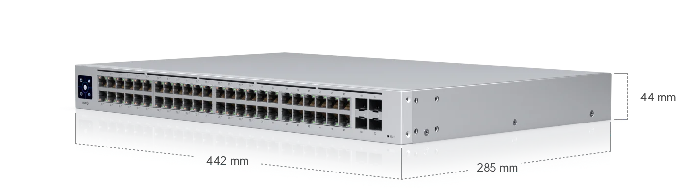 UniFi Switch 48 PoE – afmetingen