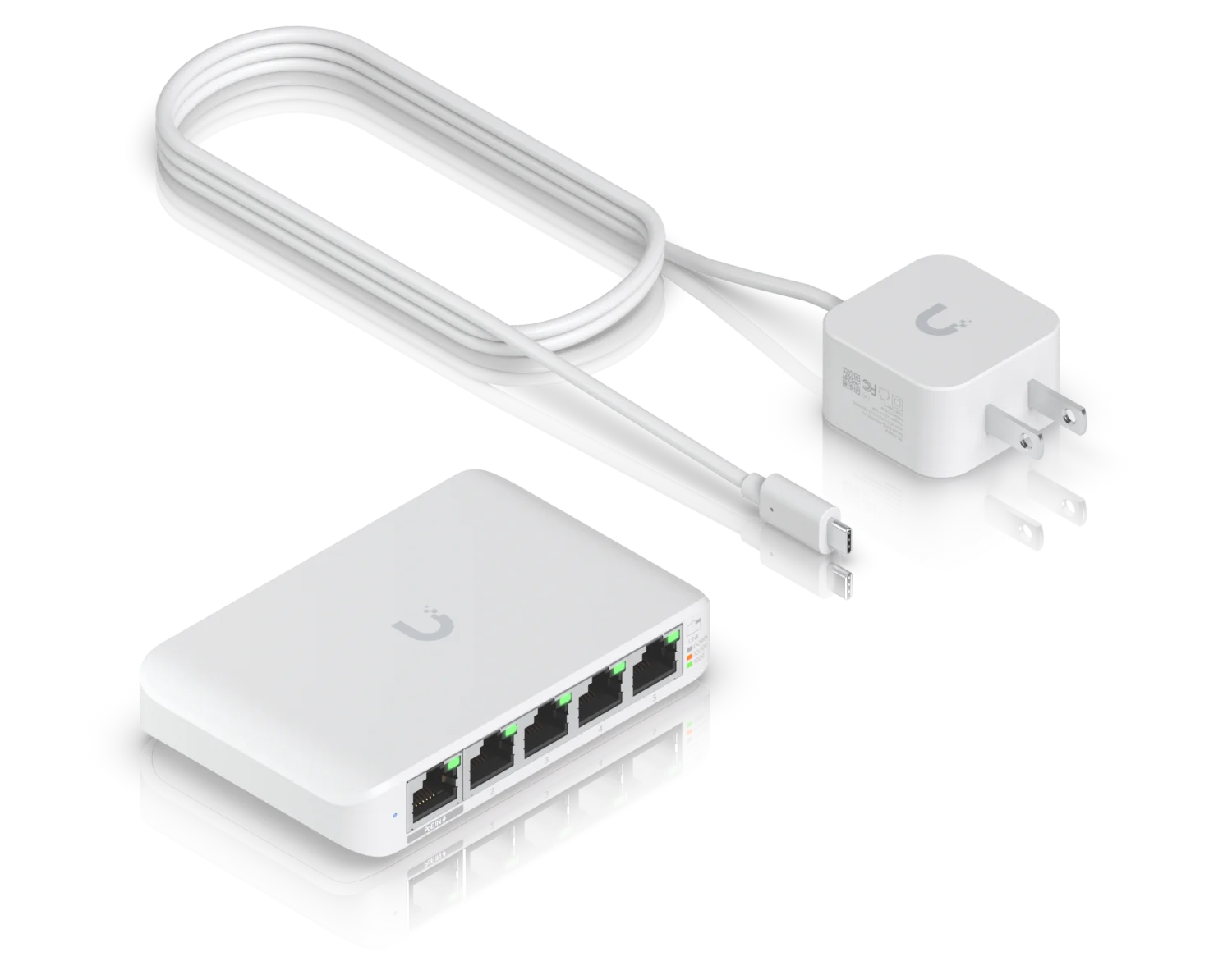 UniFi Switch Flex Mini 5-pack – losse uitvoering; adapter niet in 5-pack