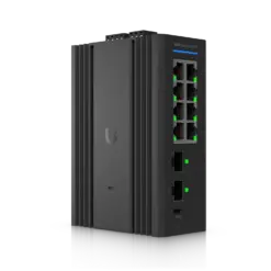 Ubiquiti USW-Industrial-DIN-8 | UniFi Switch Industrial DIN 8 – industriële GbE-switch