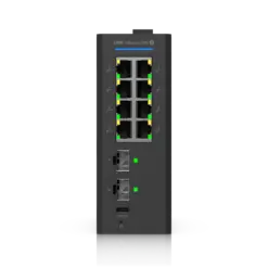 Ubiquiti USW-Industrial-DIN-8-PoE | UniFi Switch Industrial DIN 8 PoE – industriële GbE-switch - Afbeelding 2