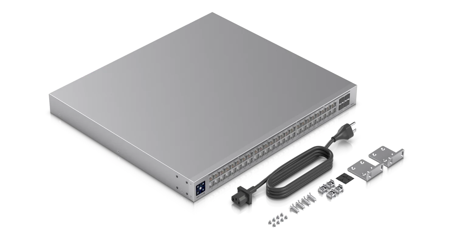 UniFi Switch Pro Max 48 PoE – inhoud van de verpakking