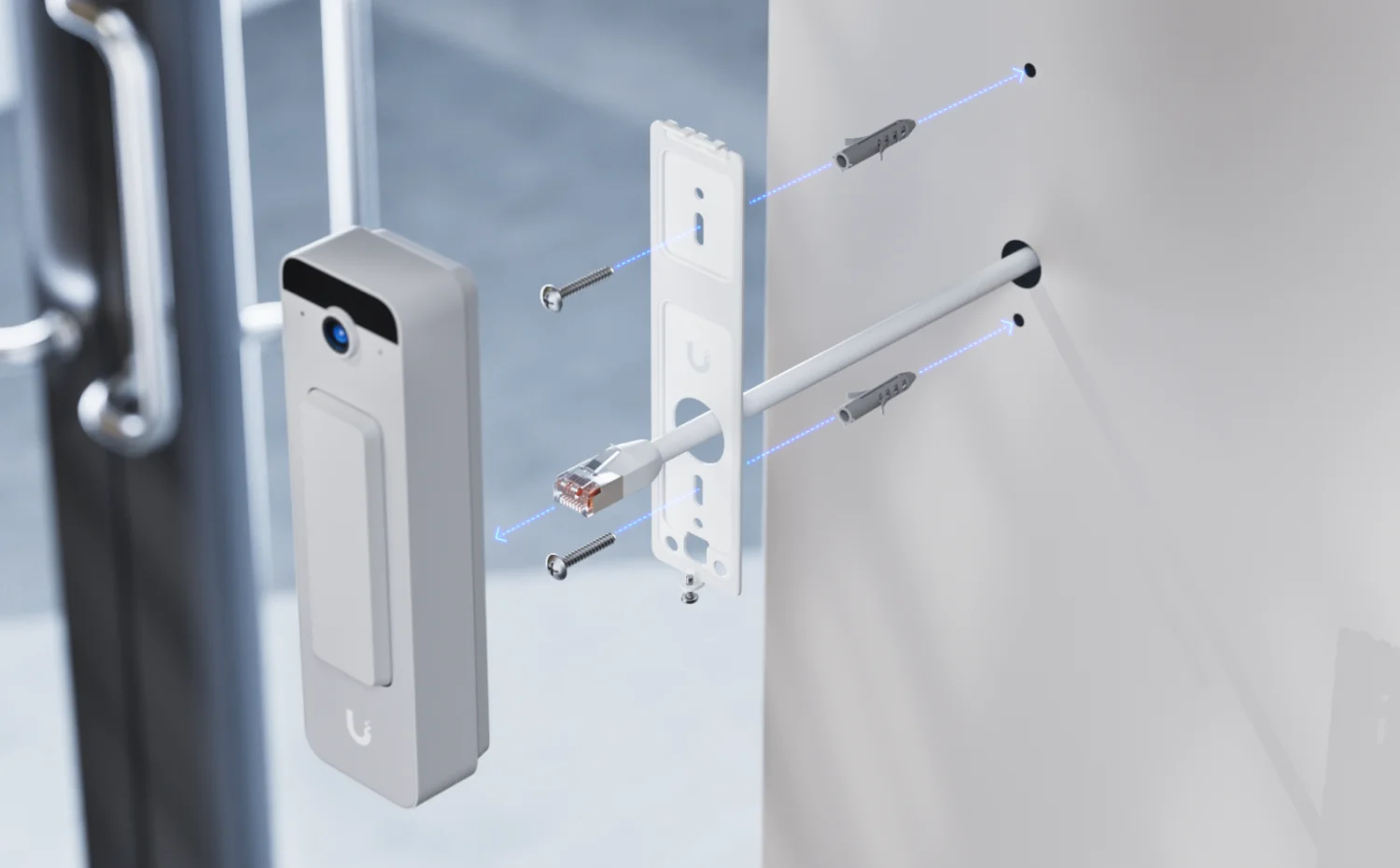 Doorbell Lite wit – in gebruik