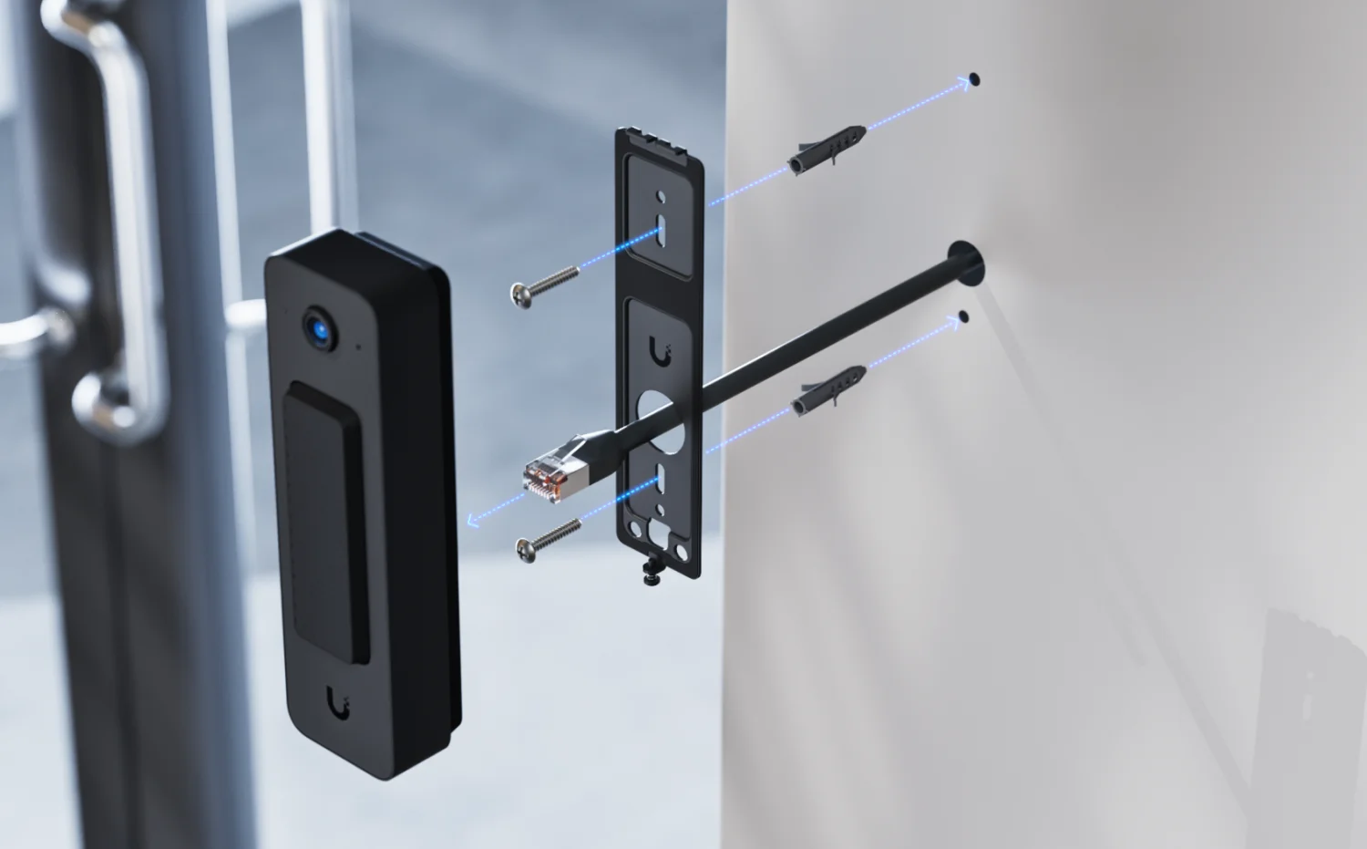 Doorbell Lite zwart – in gebruik