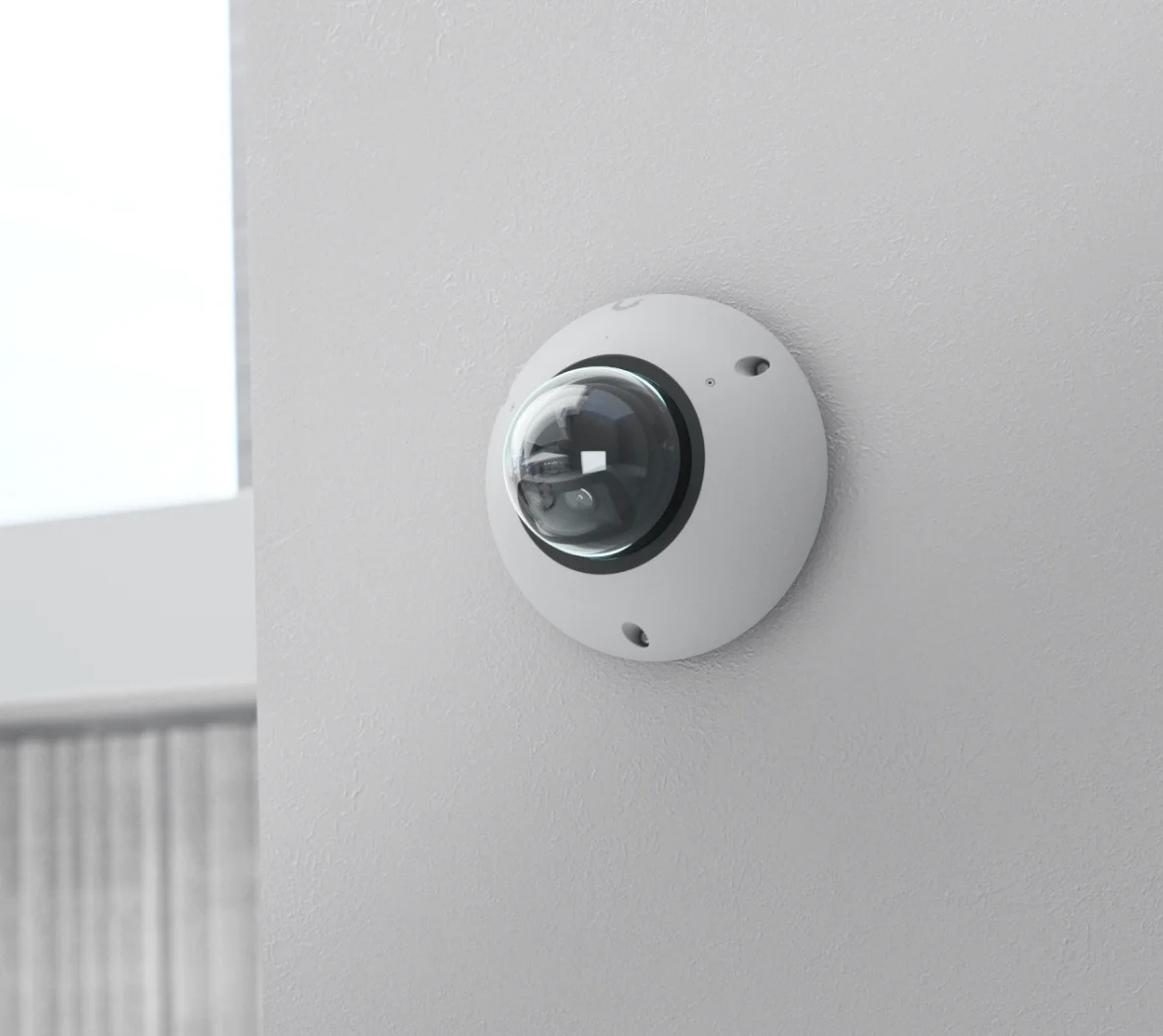 UniFi G6 Dome in wit: wandmontage