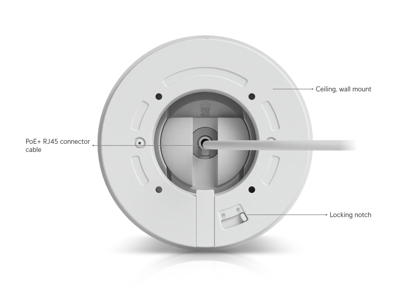 G6 Pro Turret wit – technische tekening