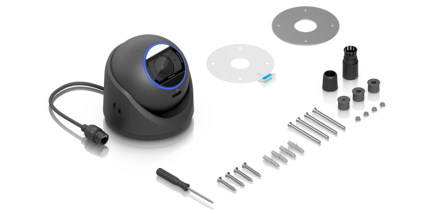 G6 Pro Turret zwart – verpakkingsinhoud